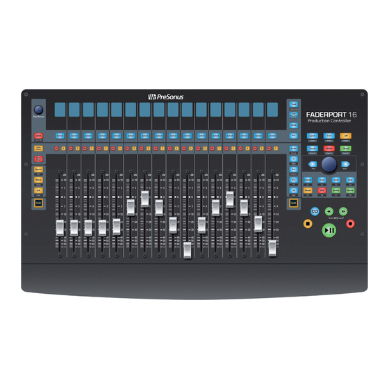 PRESONUS FaderPort 16 Owner's Manual