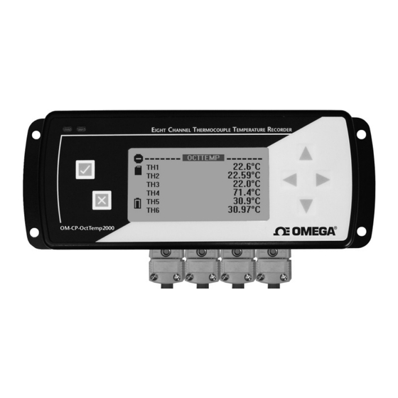 Omega OM-CP-OCTTEMP2000 User Manual