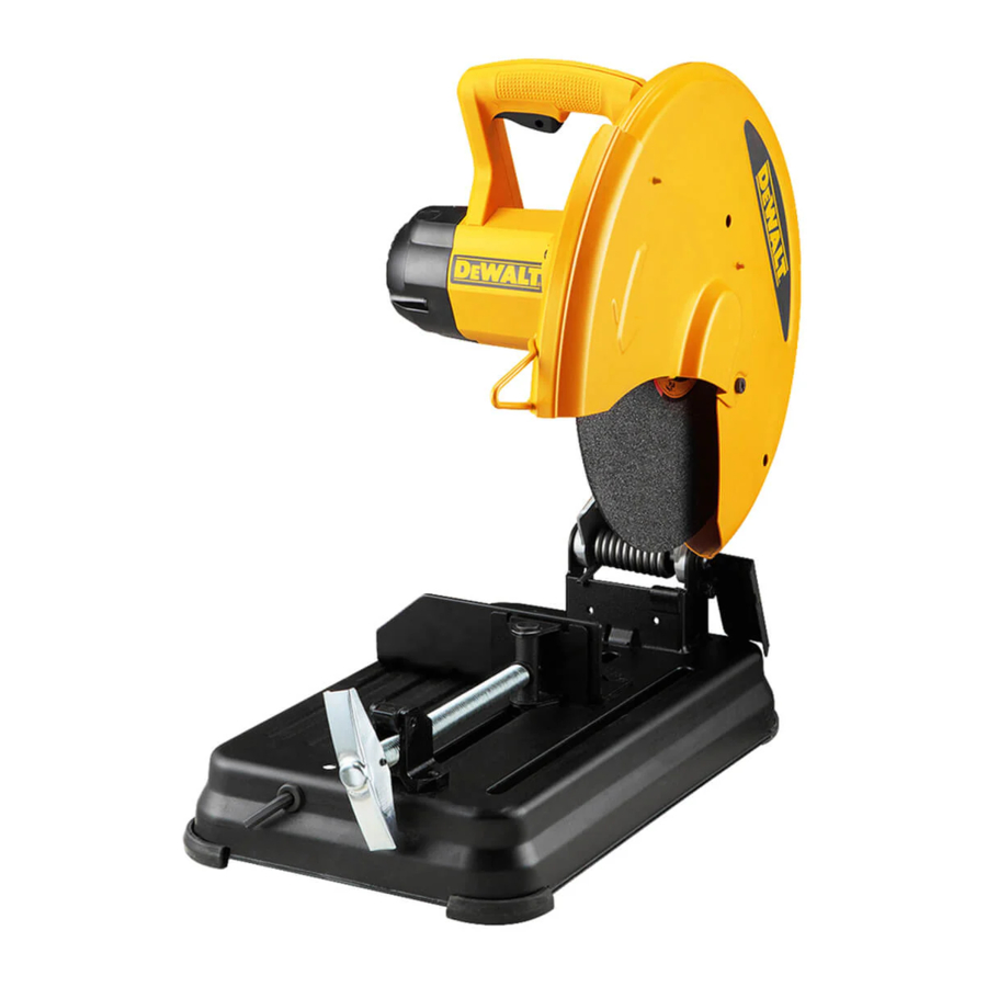 DeWalt D28730 - Saw Manual