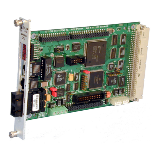 Delta Tau MACRO CPU BOARD 4Ax-602804-xHxx Hardware Reference Manual