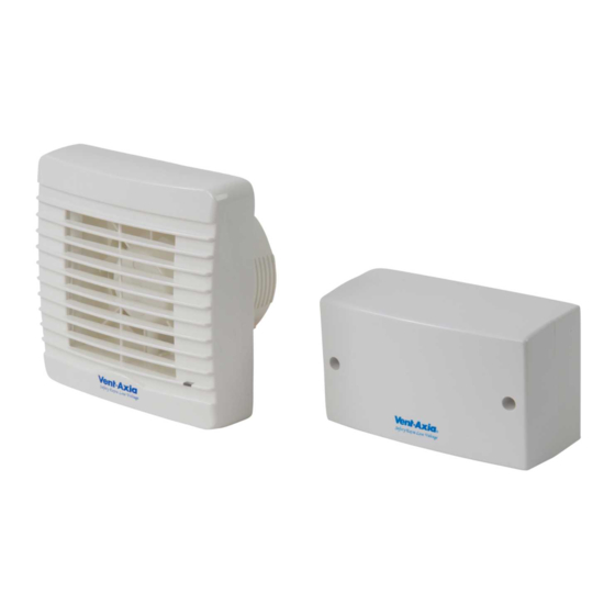 Vent-Axia va100svl12 Installation And Wiring Instructions