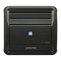Alpine MRX-M50 Owner's Manual