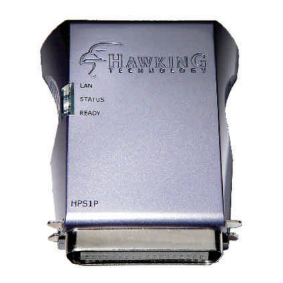 Hawking HPS1P Quick Installation Manual