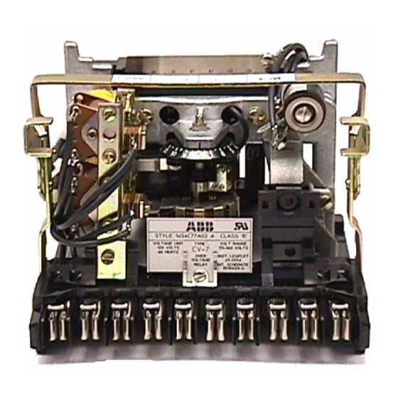 ABB CV Series Instruction Leaflet