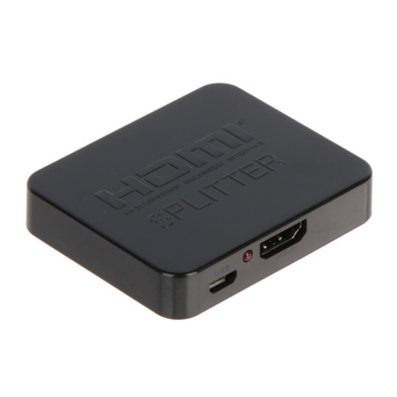 Delta HDMI-SP-1/2F User Manual