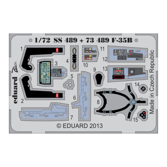 Eduard SS489 Manual
