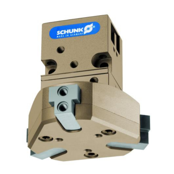 SCHUNK GMC 12 Assembly And Operating Manual