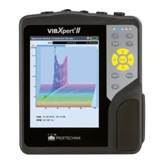 Fluke VIBXPERT II Operating Instructions Manual