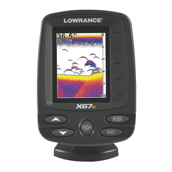 Lowrance X67C IceMachine Quick Reference
