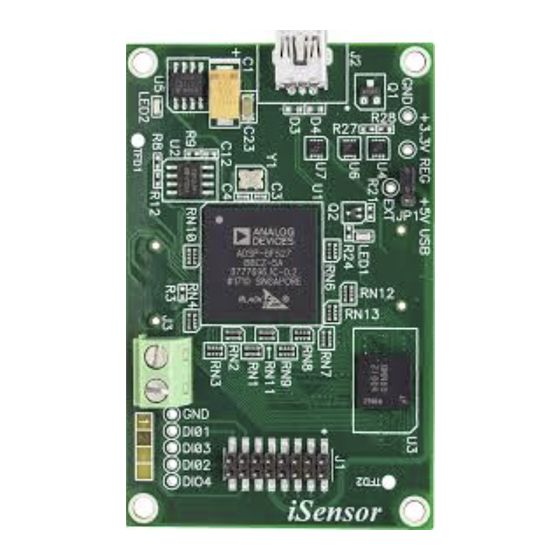 Analog Devices iSensor ADIS/EVAL/USB Manuals