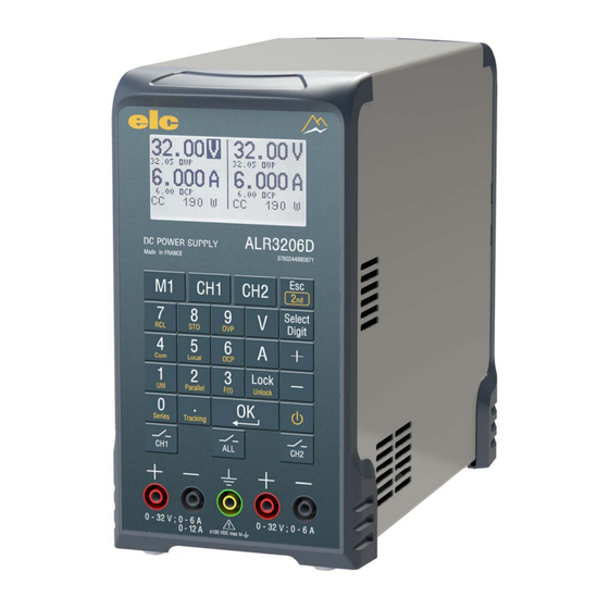 ELC ALR3206D Quick Start Manual