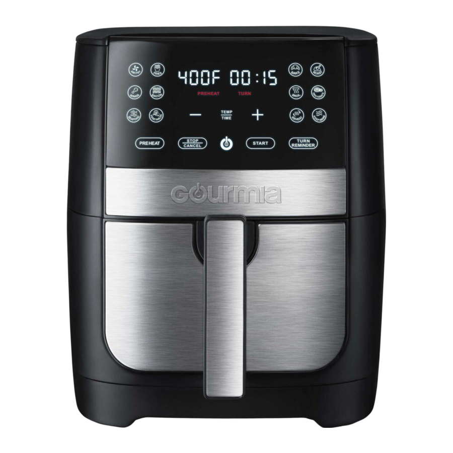 Gourmia GAF826 - 8-Quart Digital Air Fryer Manual