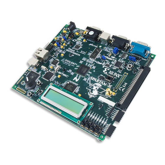 Xilinx Spartan-3E FPGA Sample Pack Quick Start Manual