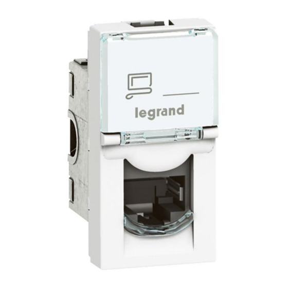 LEGRAND TIA 568A Quick Start Manual