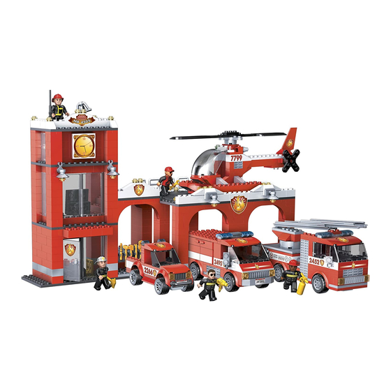 Mega Bloks BLOK SQUAD Fire Patrol Station Manual