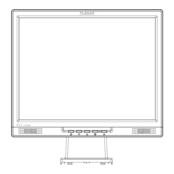 Leyard PLANAR PLL1500M User Manual