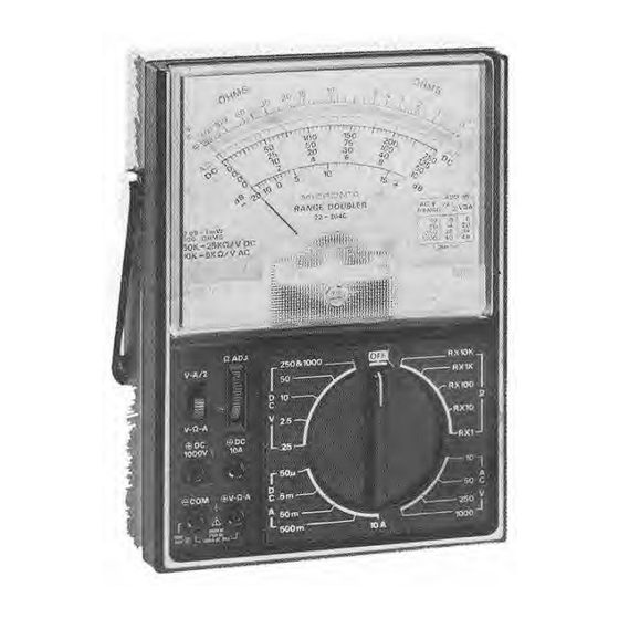 Micronta 22-204C Instruction Manual