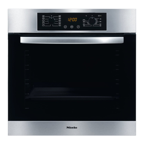 Miele H 4700 B Operating And Installation Instructions