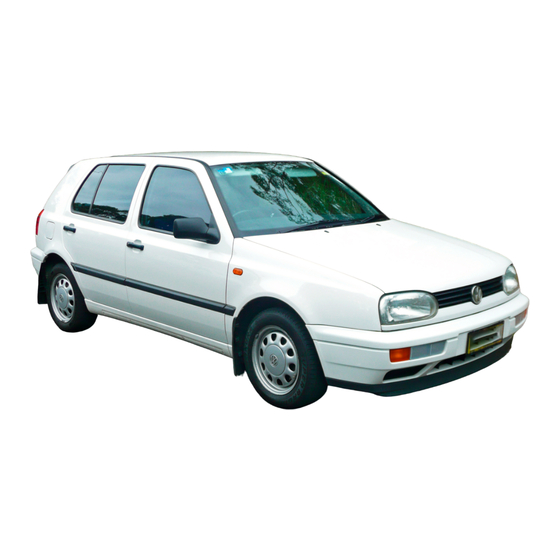 Volkswagen Golf 1998 Service Manual