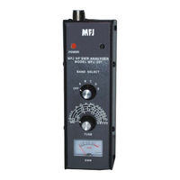 Mfj MFJ-207 Instruction Manual