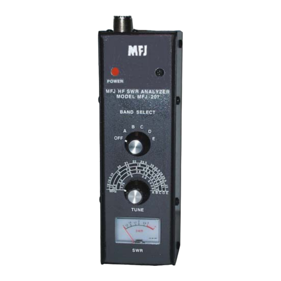 MFJ -207 Instruction Manual