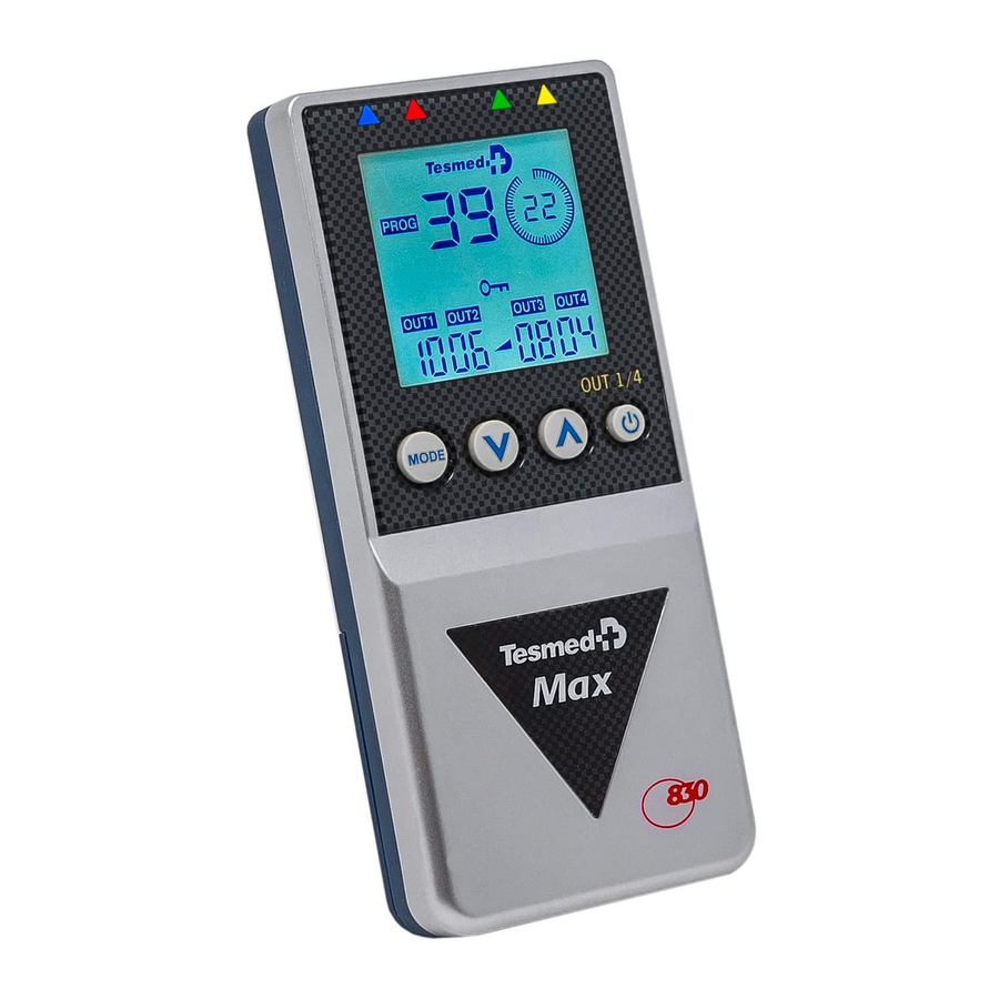Tesmed MAX 830 Quick User Manual And Useful Tips