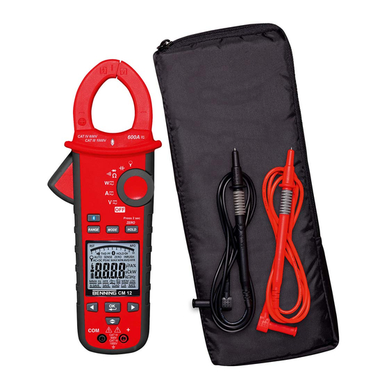 EST BENNING CM 12 Operating Manual