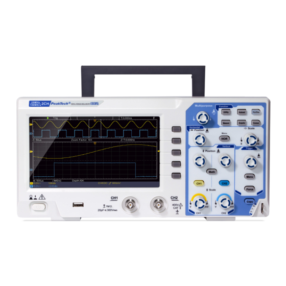 PeakTech 1335 Manual