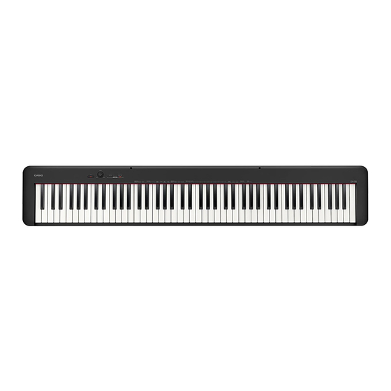 Casio CDP-S105 Manual