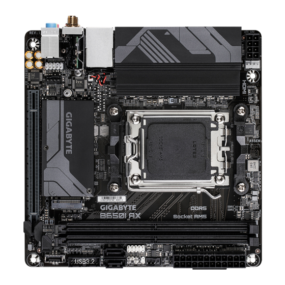 Gigabyte B650I AX User Manual
