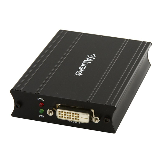 Aluratek AUH100F Quick Start Manual