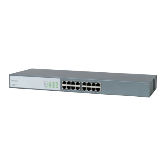 Belkin 16-Port Gigabit Switch User Manual