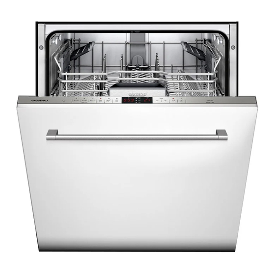 Gaggenau DF 260 Operating Instructions Manual