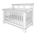 MDB Family 4 in 1 Crib Assembly And Operation Manual