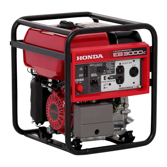 Honda EB3000c Owner's Manual
