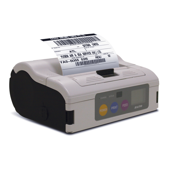 SATO MB200i Quick Manual