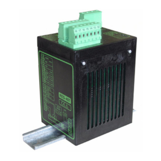 Toss ROPEX RESISTRON RES-407 Operating Instructions Manual