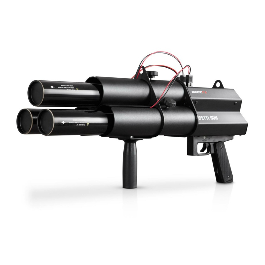 Magicfx CONFETTI GUN MFX0370 User And Installation Manual