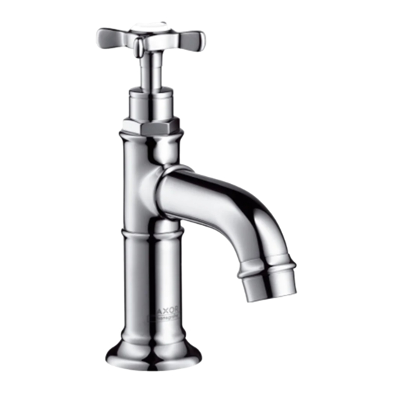 Axor Montreux 16530 Series Instructions For Use/Assembly Instructions
