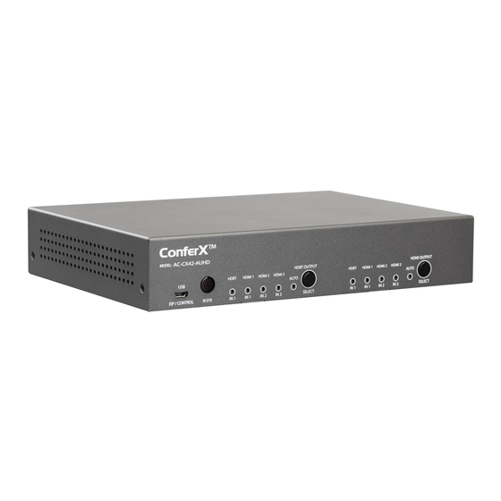 AVProEdge ConferX AC-CX42-AUHD User Manual