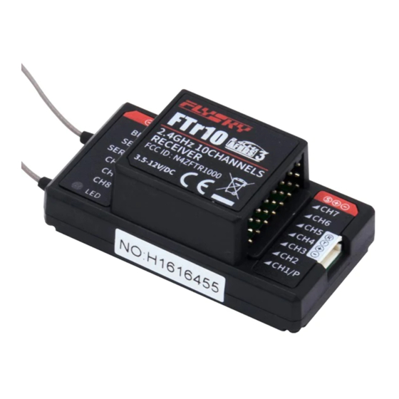 FlySky FTr10 Quick Start Manual