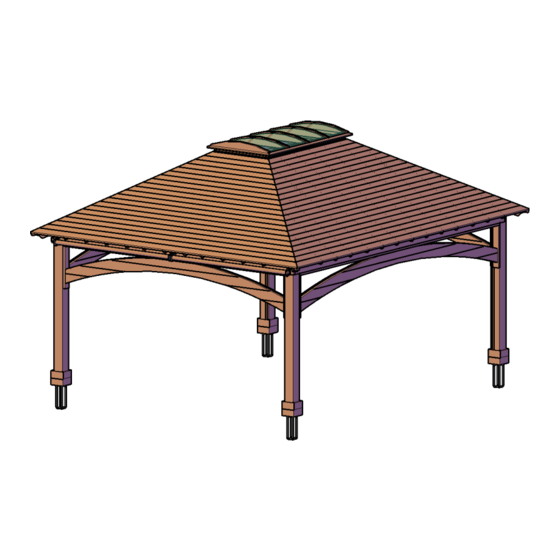 Forever Redwood THE LORETO PAVILION Assembly Instructions Manual