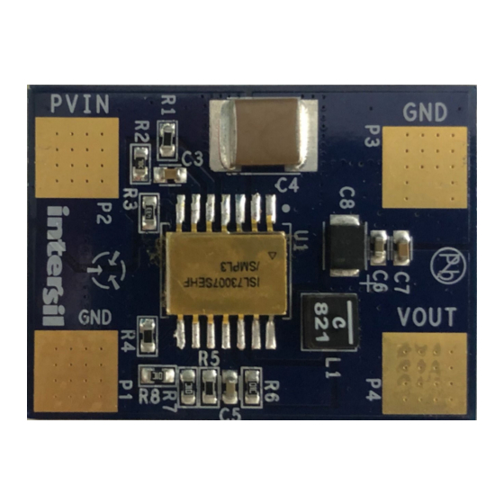 Intersil ISL73007SEHEV2Z Manual