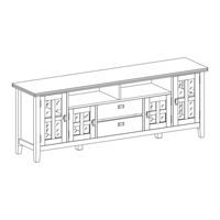 SIMPLIHOME WyndenHall Brooklyn+Max AXCART72-FG Manual