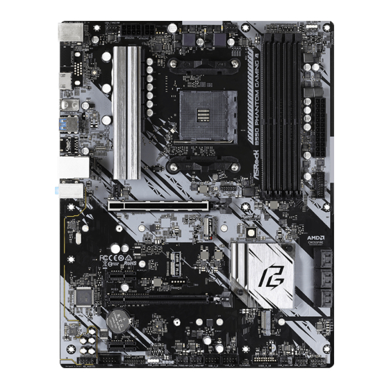 ASROCK B550 Phantom Gaming 4 Manual