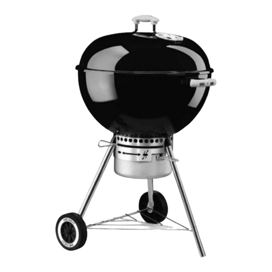 Weber ONE TOUCH GOLD 751004 Manuals