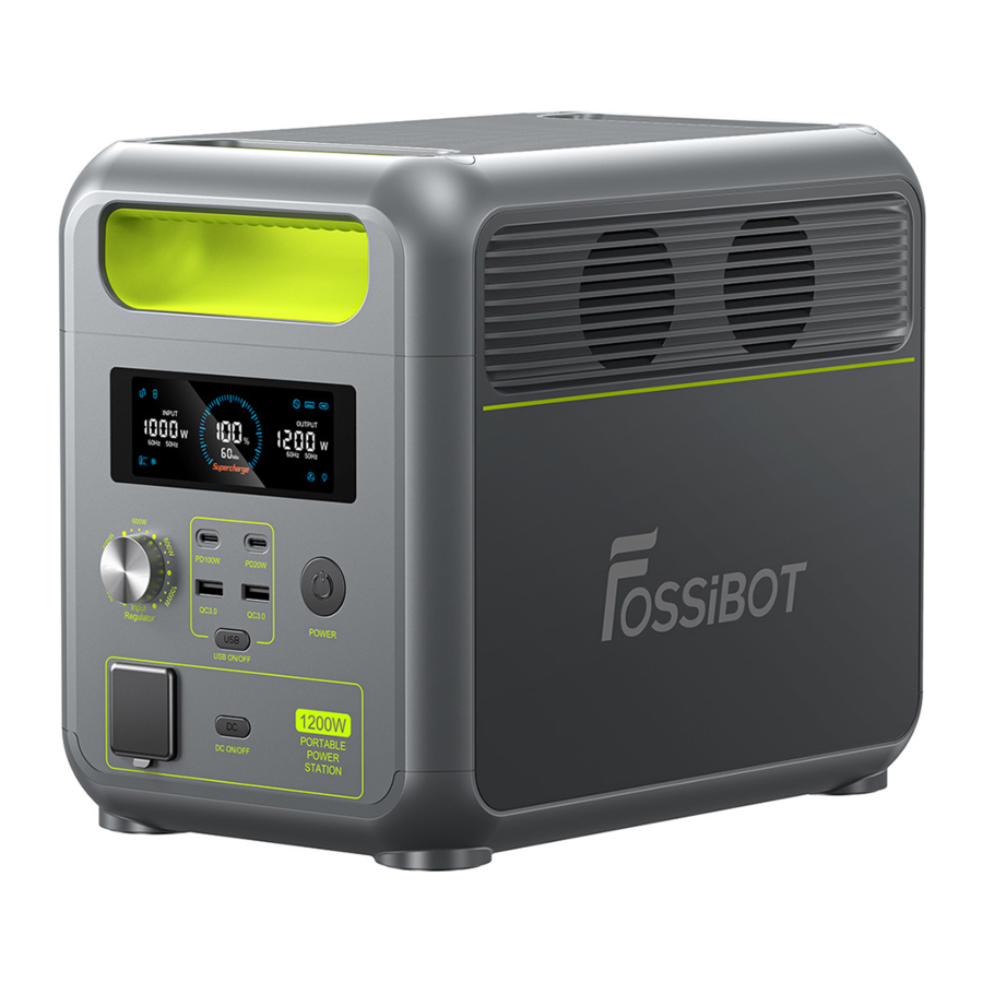 FOSSiBOT F1200 Manual