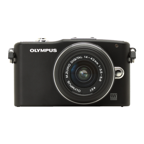 Olympus E-PM1 Manual De Instrucciones