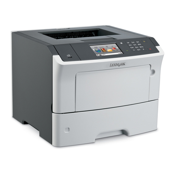 Lexmark MS610 Series Specfications
