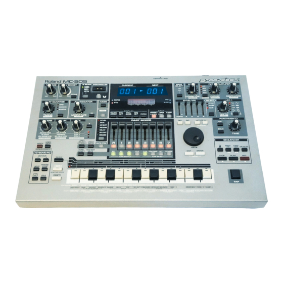 Roland Groovebox MC-505 Owner's Manual